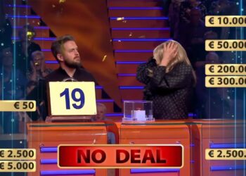 Miljoenenjacht blundert met confettikanon: ‘Nee, nee, nee!’