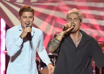 André Hazes en Mart Hoogkamer botsen tijdens opnames